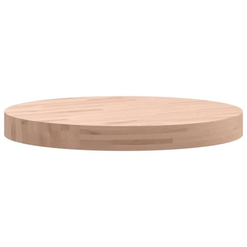 Плот за маса Ø40x4 см кръгъл масивен бук