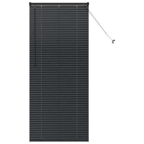 Венецианска щора Черно 175 x 80 см 25 мм Алуминий