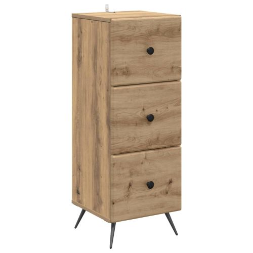 Чекмеджетен шкаф 33 x 34,5 x 90 см Инженерна дървесина