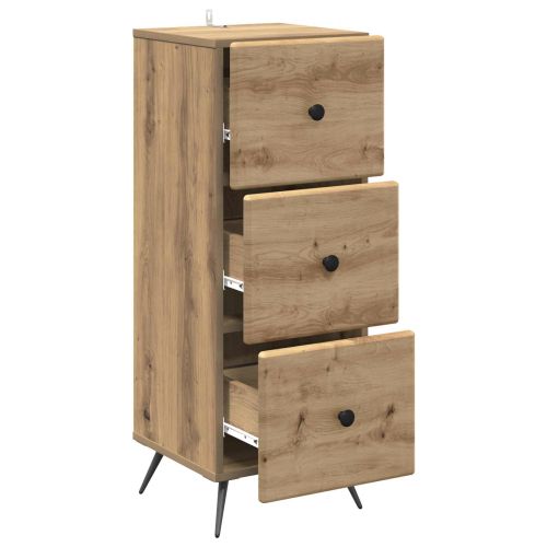 Чекмеджетен шкаф 33 x 34,5 x 90 см Инженерна дървесина