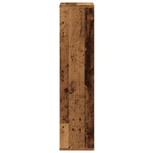 Библиотека, старо дърво, 50x25x105 см, инженерно дърво