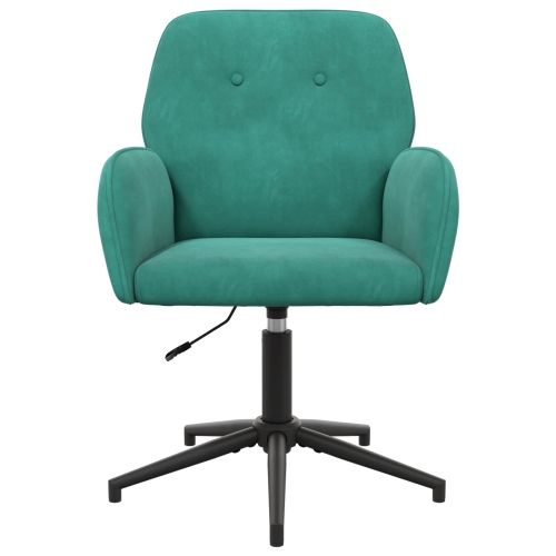 Завъртащ се офис стол Кадифе 54 x 55 x 90 см Тюркоаз