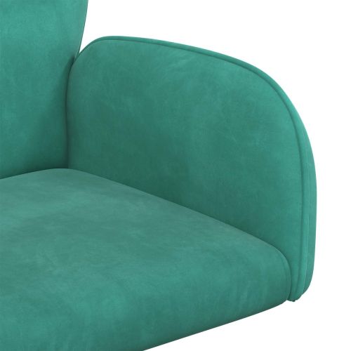 Завъртащ се офис стол Кадифе 54 x 55 x 90 см Тюркоаз