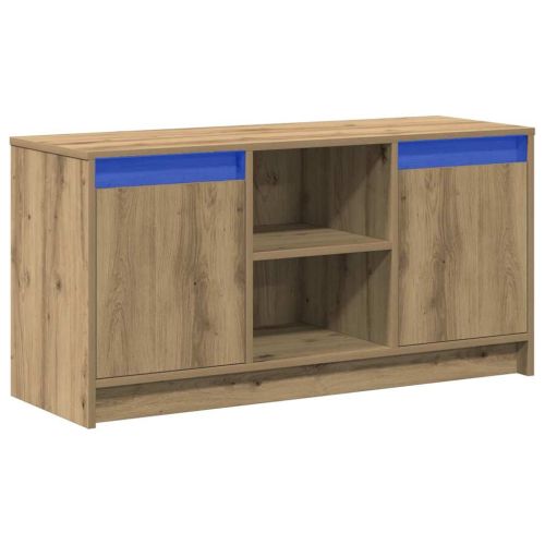 ТВ Единици 100 x 34 x 50 см Кафяво Инженерна дървесина
