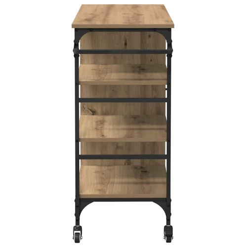 Кухненска количка Дъб 87.5 x 39 x 84.5 см Инженерна дървесина