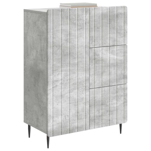 Служебен шкаф Бетонно сиво 66 x 34,5 x 91,5 см