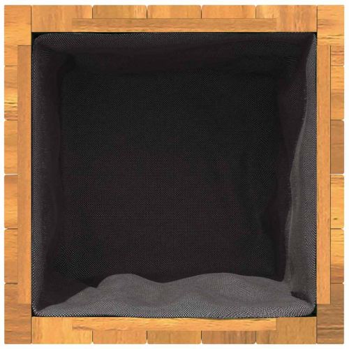 Градинска кашпа 35x35x60 см масивна акация