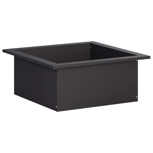 Ринг за огнище Черно 90 x 90 x 25 см Стомана