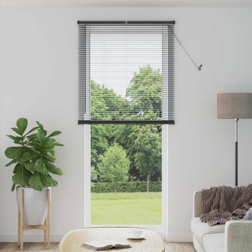 Венецианска щора Сребристо сиво 213 x 80 см 25 mm ПВЦ