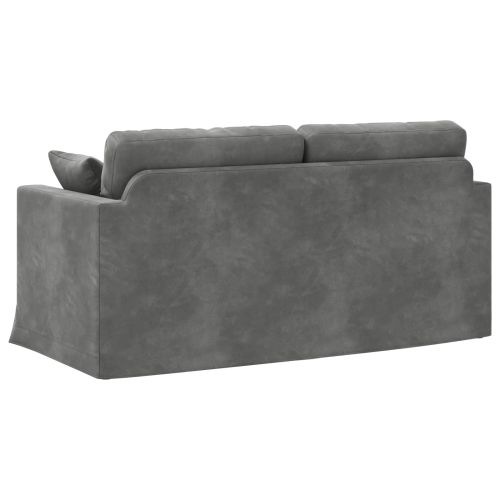 Диван Тъмен сив 158 x 78 x 80 см Кадифе
