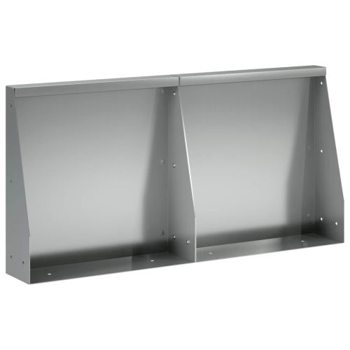 Задържащи стени 2 бр. 40 x 12 x 30 см Поцинкована стомана