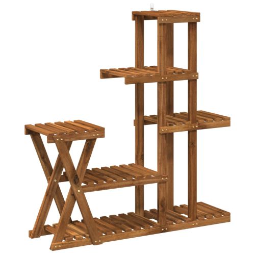 Стойка за растения Натурално 95 x 25 x 101,5 см