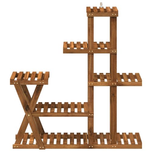 Стойка за растения Натурално 95 x 25 x 101,5 см