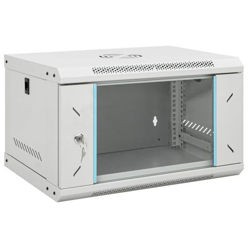 6U стенен мрежов шкаф 19" IP20 53x40x30 см