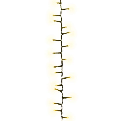 Компактен LED стринг с 2000 LED топло бяло 45 м PVC