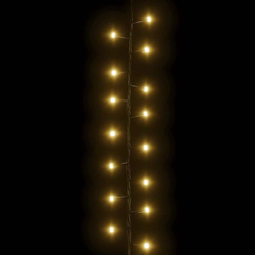 Компактен LED стринг с 2000 LED топло бяло 45 м PVC