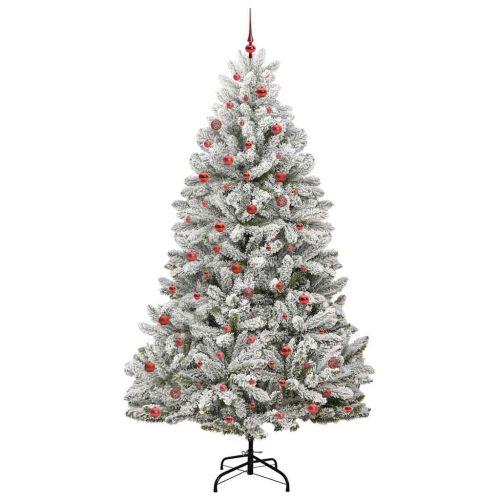 С изкуствено коледно дърво 270 cm 300 LED светодиода Топло бяло