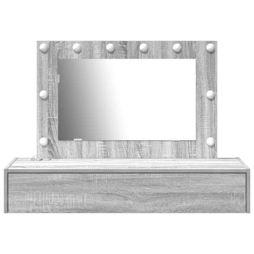 Тоалетка Сив 100 x 40 x 70 см Инженерна дървесина