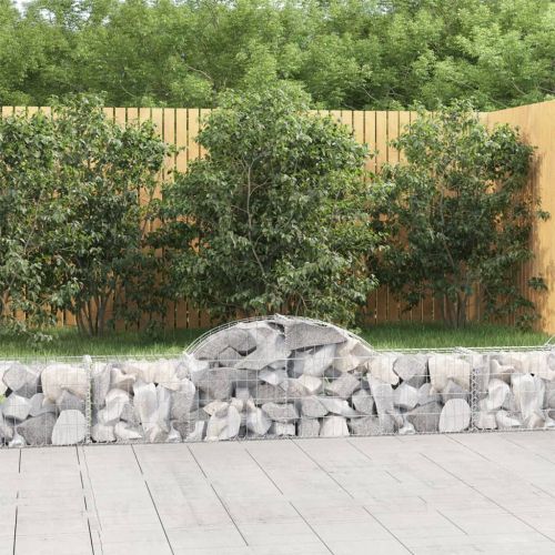 Габионни кошници арка 4 бр 200x30x40/60 см поцинковано желязо