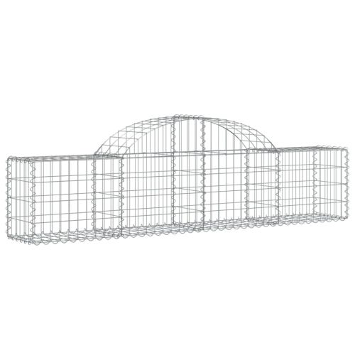 Габионни кошници арка 4 бр 200x30x40/60 см поцинковано желязо