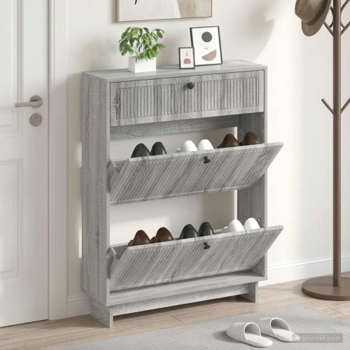 Шкаф за обувки EDE 78 x 24 x 103 см Инженерна дървесина