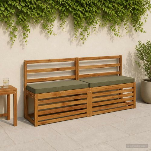 Калъфи за пейки, 2 части VUGHT 2 pcs 100% полиестер