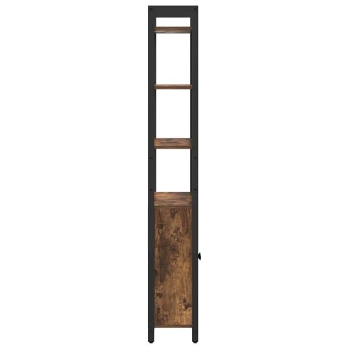 Шкаф за книги 6 нива 60 x 24 x 161 см Инженерна дървесина