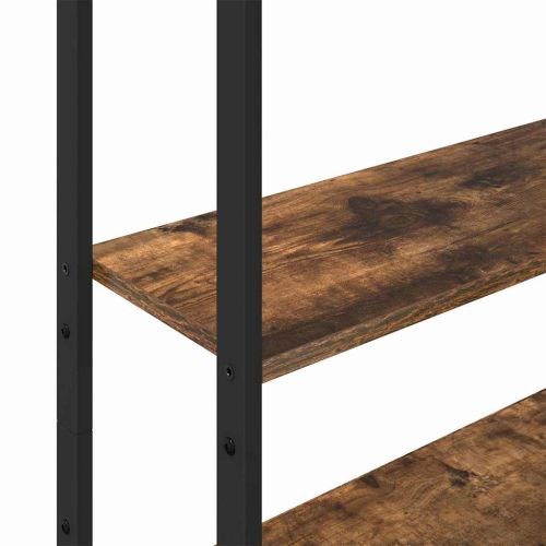 Шкаф за книги 6 нива 60 x 24 x 161 см Инженерна дървесина