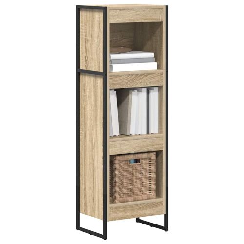 Шкаф за книги 40 x 30 x 121 см Инженерна дървесина Сонома