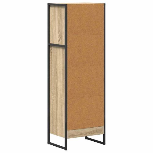 Шкаф за книги 40 x 30 x 121 см Инженерна дървесина Сонома