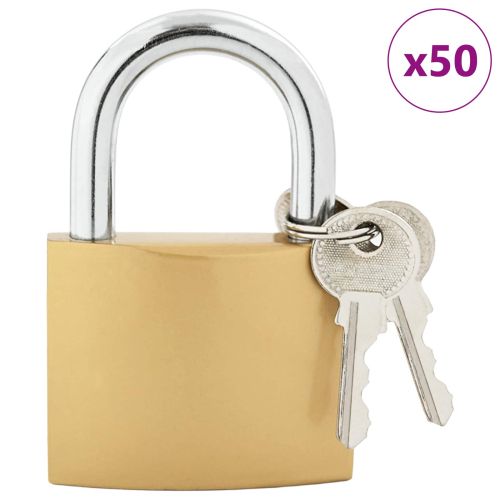 U Lock с ключове 50 бр. Месинг Желязо