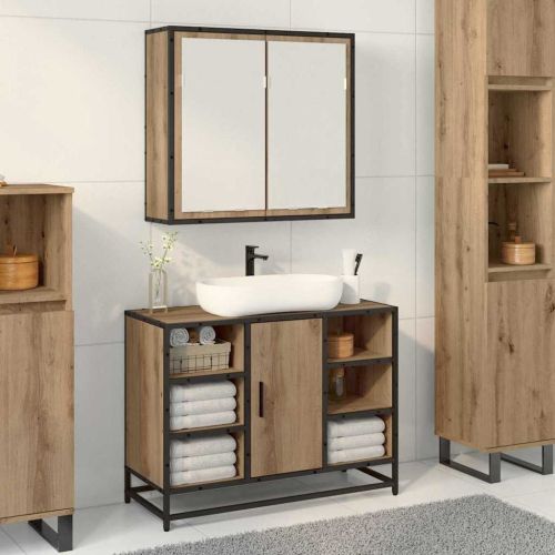 Стенен рафт Дъб 65 x 20 x 60 см
