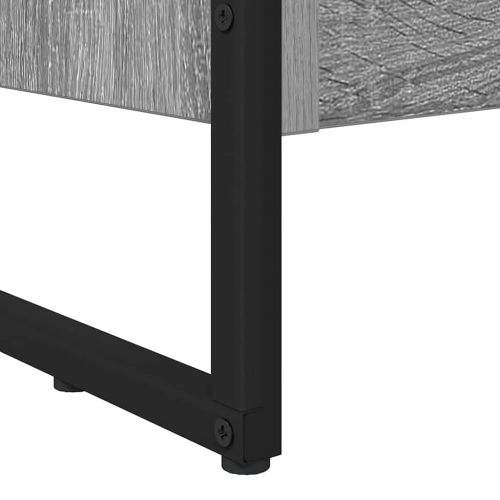 Шкаф за книги 60 x 30 x 121 см Инженерна дървесина Сив Сонома