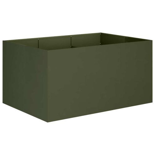 Градинска саксия Маслиненозелено 120 x 80 x 60 см