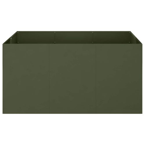 Градинска саксия Маслиненозелено 120 x 80 x 60 см