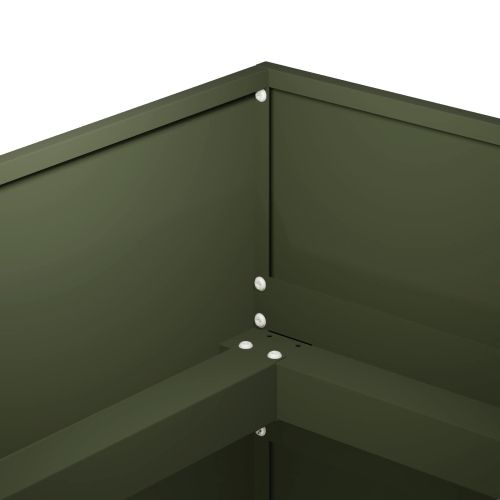Градинска саксия Маслиненозелено 120 x 80 x 60 см