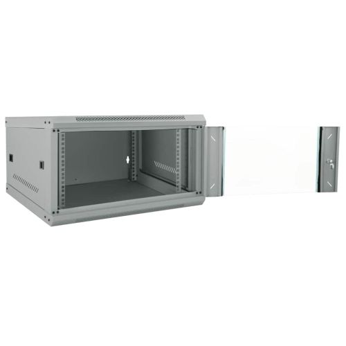 Мрежов кабинет със съхранение Сив 53 x 60 x 30 см Стомана