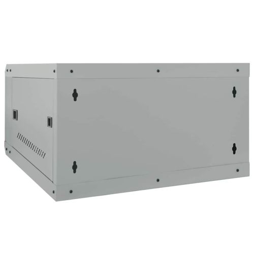 Мрежов кабинет със съхранение Сив 53 x 60 x 30 см Стомана