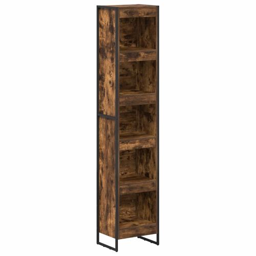 Шкаф за книги 40 x 30 x 189,5 см Инженерна дървесина Димящ дъб