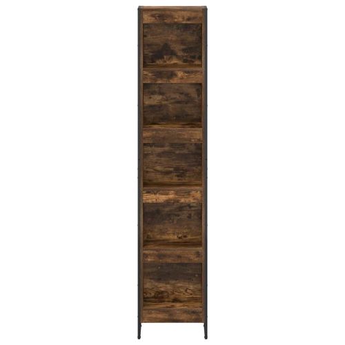 Шкаф за книги 40 x 30 x 189,5 см Инженерна дървесина Димящ дъб