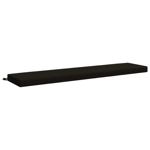 Възглавница за пейка SOEST 100% полиестер Черно 180 x 40 x 8 см