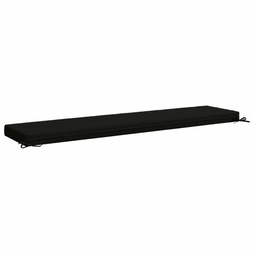 Възглавница за пейка SOEST 100% полиестер Черно 180 x 40 x 8 см