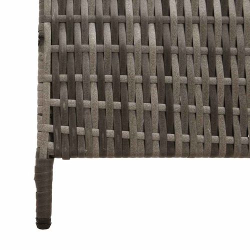 Разделител за стая Сив 146 x 180 см полиратан