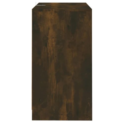 Сайдборд, опушен дъб, 70x41x75 см, инженерно дърво