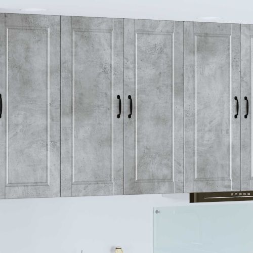 Стенен шкаф PORTO Циментено сиво 80 x 31 x 100 см