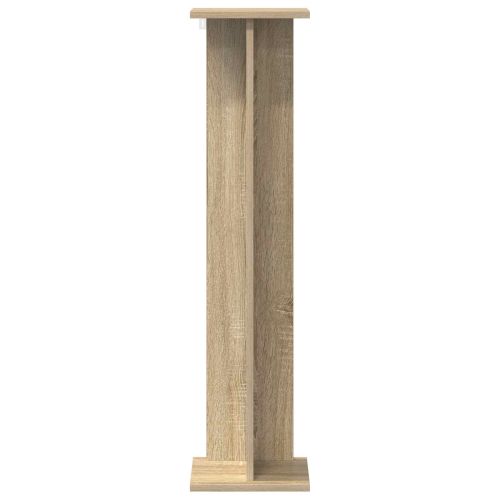 Стойка за растения Дъб сонома 25 x 25,5 x 100,5 см