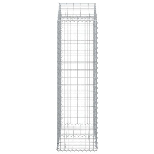 Дъговидна габионна кошница 100x50x160/180 см поцинковано желязо