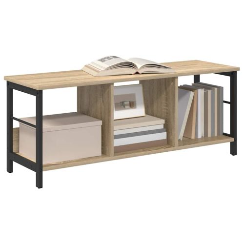 Рафт за книги 3 нива 102 x 32 x 40,5 см Инженерна дървесина