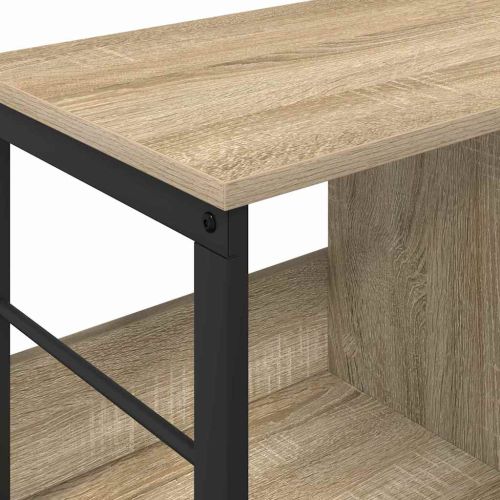 Рафт за книги 3 нива 102 x 32 x 40,5 см Инженерна дървесина