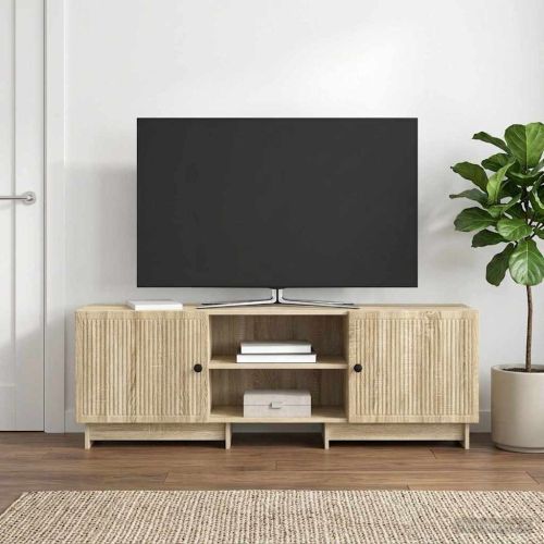 ТВ шкаф 150 x 31 x 50 см Дъб сонома Инженерен дървен материал